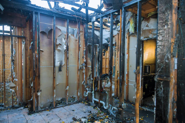 Professional Soot Cleanup technician working in Barnesville, MD
